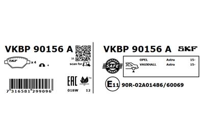 SKF VKBP 90156 A EAN: 7316581299096.