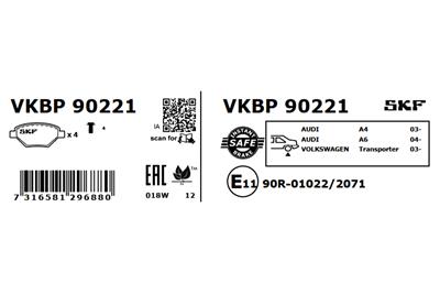 SKF VKBP 90221 EAN: 7316581296880.