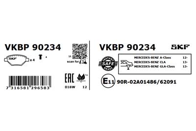 SKF VKBP 90234 EAN: 7316581296583.