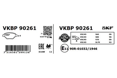 SKF VKBP 90261 EAN: 7316581299126.