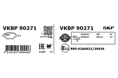 SKF VKBP 90271 EAN: 7316581300006.