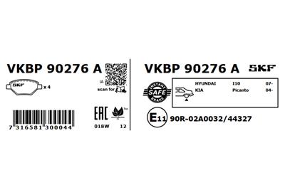 SKF VKBP 90276 A EAN: 7316581300044.