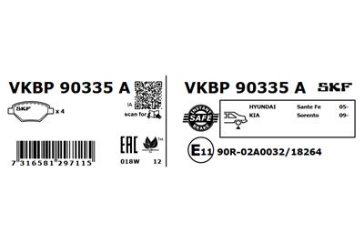 SKF VKBP 90335 A EAN: 7316581297115.