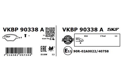 SKF VKBP 90338 A EAN: 7316581297344.