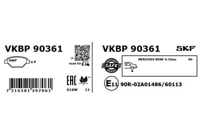 SKF VKBP 90361 EAN: 7316581297061.