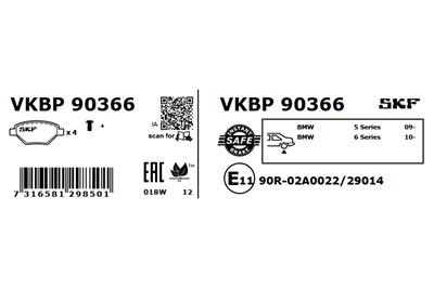 SKF VKBP 90366 EAN: 7316581298501.