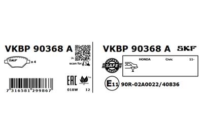 SKF VKBP 90368 A EAN: 7316581299867.