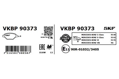 SKF VKBP 90373 EAN: 7316581300587.