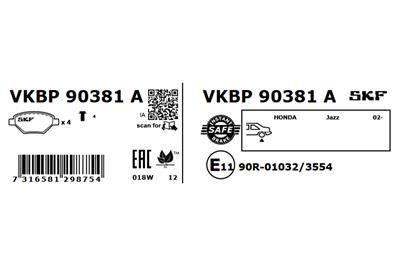 SKF VKBP 90381 A EAN: 7316581298754.