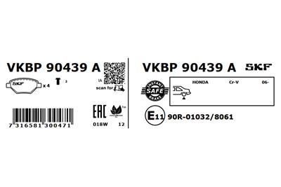 SKF VKBP 90439 A EAN: 7316581300471.