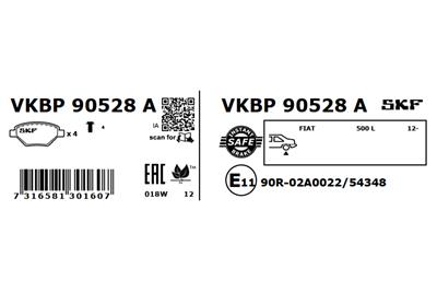 SKF VKBP 90528 A EAN: 7316581301607.