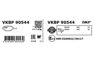 SKF VKBP 90544 EAN: 7316581301539.