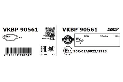 SKF VKBP 90561 EAN: 7316581298747.