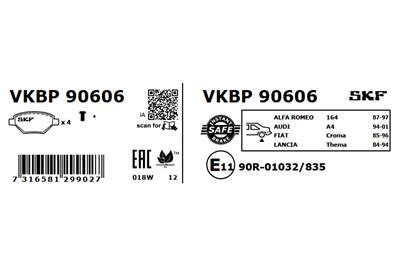 SKF VKBP 90606 EAN: 7316581299027.