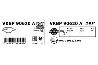 SKF VKBP 90620 A EAN: 7316581301959.