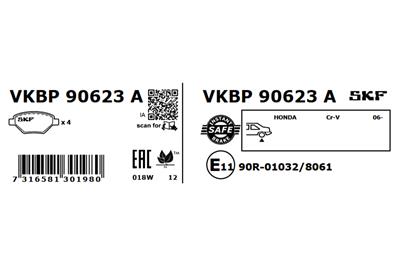 SKF VKBP 90623 A EAN: 7316581301980.