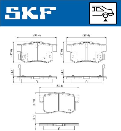 SKF VKBP 90867 A EAN: 7316581493333.