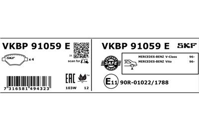 SKF VKBP 91059 E