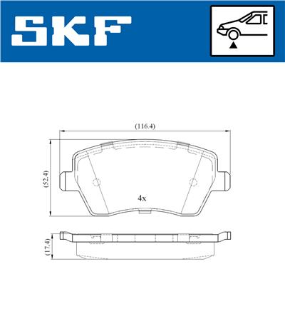 SKF VKBP 80003 EAN: 7316581296071.