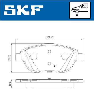 SKF VKBP 80098 EAN: 7316581298327.