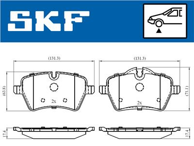 SKF VKBP 80118 EAN: 7316581298617.