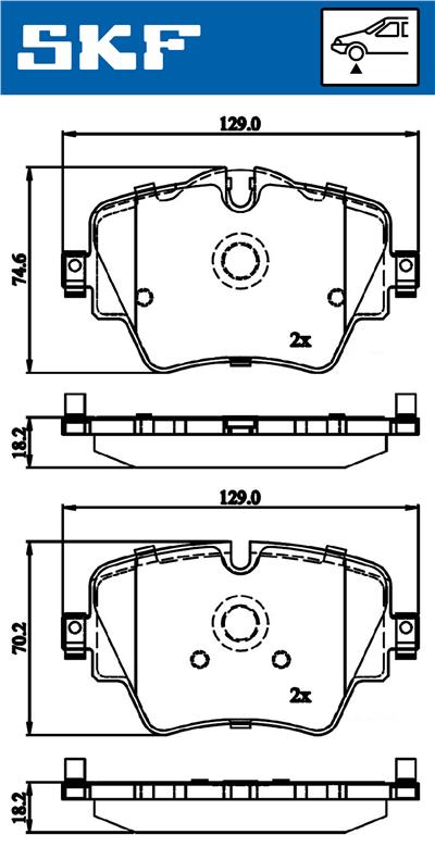 SKF VKBP 80132 EAN: 7316581297696.