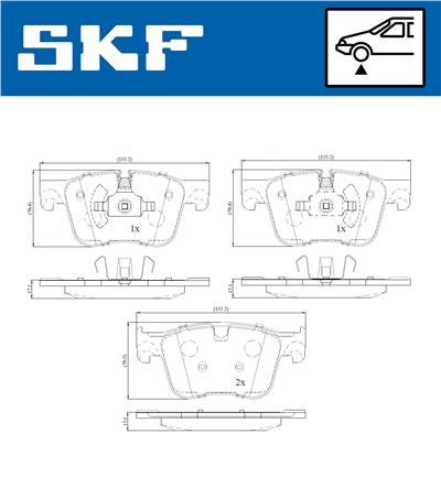 SKF VKBP 80194 EAN: 7316581298808.