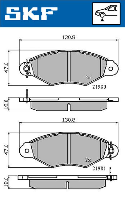 SKF VKBP 80212 EAN: 7316581299638.