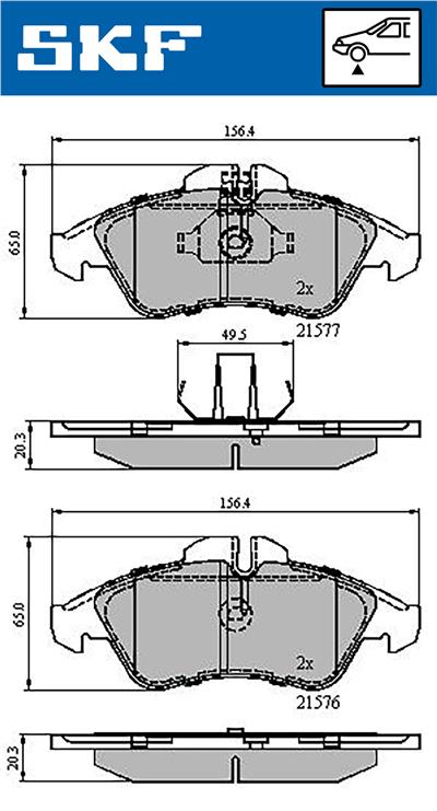 SKF VKBP 80254 EAN: 7316581297924.