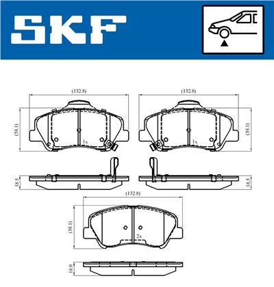 SKF VKBP 80268 A EAN: 7316581296224.