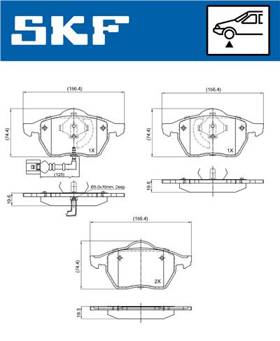 SKF VKBP 80270 E EAN: 7316581298334.