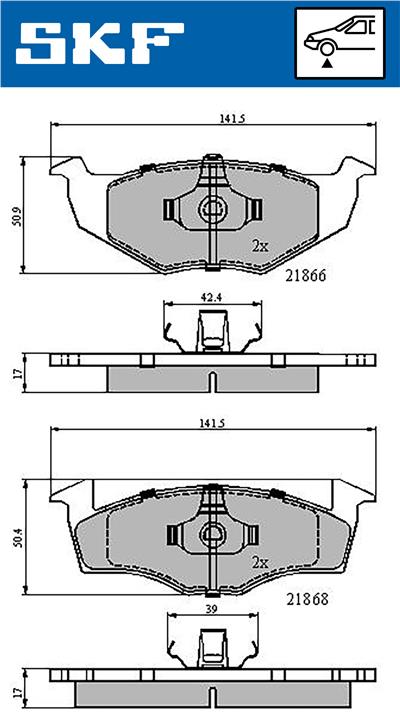 SKF VKBP 80278 EAN: 7316581299492.