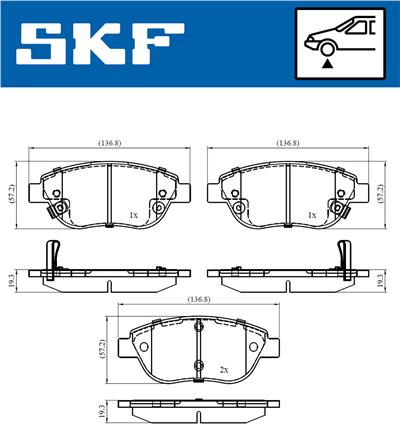 SKF VKBP 80280 A EAN: 7316581300051.