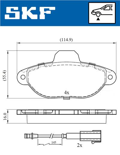 SKF VKBP 80299 E EAN: 7316581300204.
