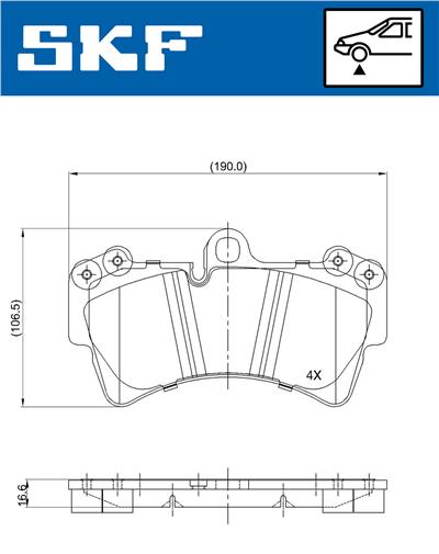 SKF VKBP 80370 EAN: 7316581297719.
