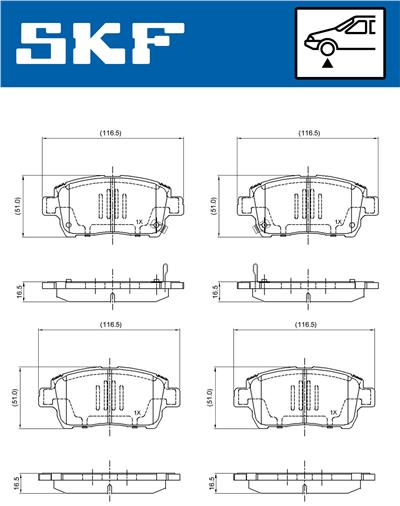 SKF VKBP 80382 A EAN: 7316581299232.