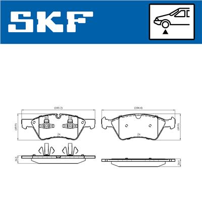 SKF VKBP 80402 EAN: 7316581297047.