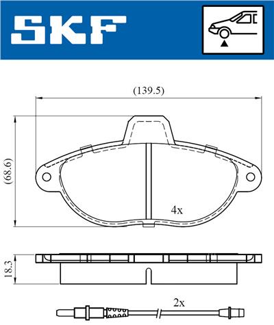 SKF VKBP 80423 E