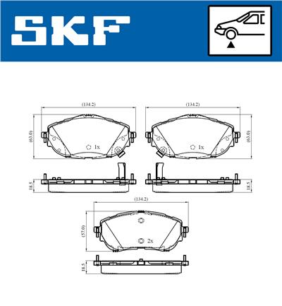 SKF VKBP 80429 A EAN: 7316581298433.