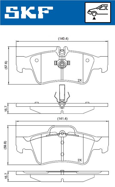 SKF VKBP 80430 A EAN: 7316581301065.