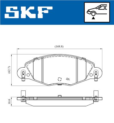 SKF VKBP 80447 E EAN: 7316581301041.