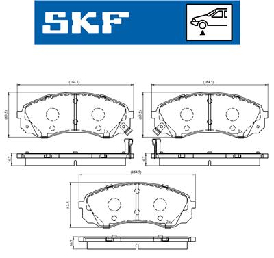 SKF VKBP 80454 A EAN: 7316581297801.