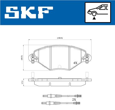 SKF VKBP 80463 E EAN: 7316581301157.