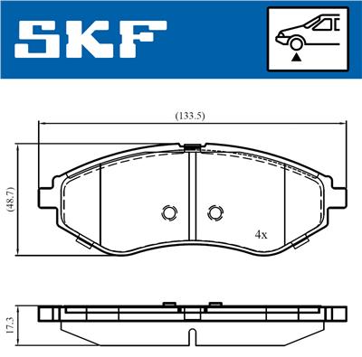 SKF VKBP 80475 EAN: 7316581299744.