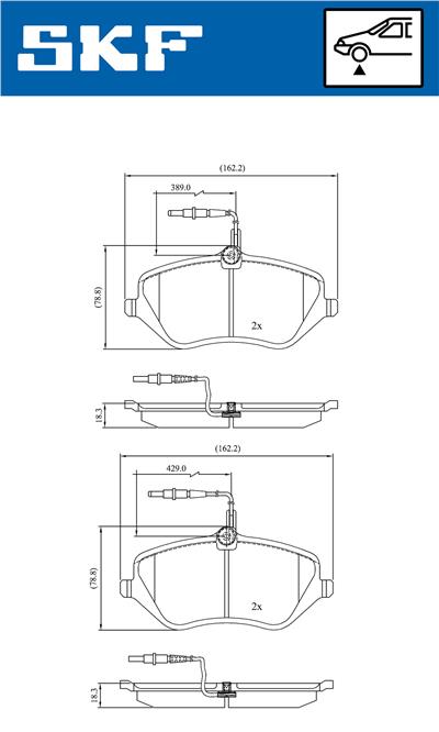 SKF VKBP 80519 E EAN: 7316581300426.