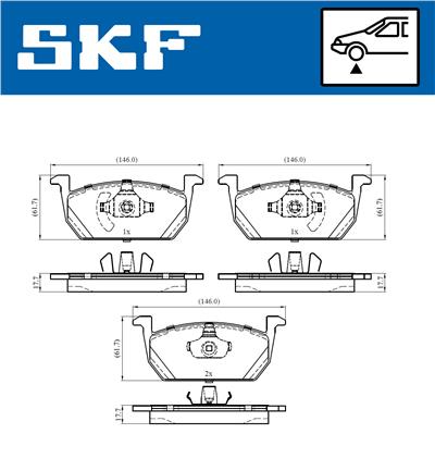 SKF VKBP 80541 EAN: 7316581301546.
