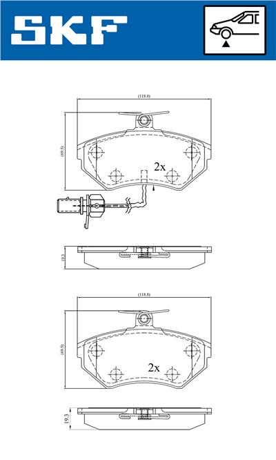 SKF VKBP 80547 E EAN: 7316581301676.