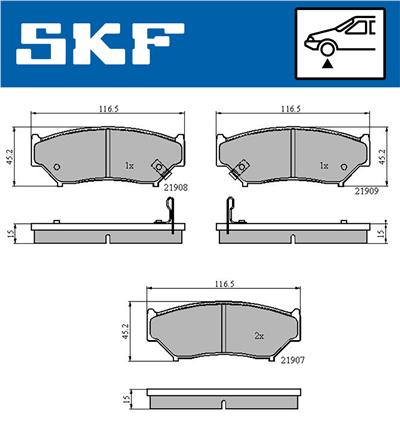 SKF VKBP 80572 A EAN: 7316581301799.