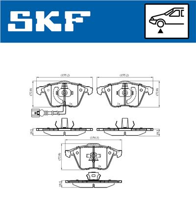 SKF VKBP 80594 E EAN: 7316581301881.
