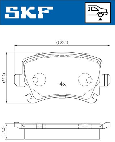 SKF VKBP 90014 EAN: 7316581296088.